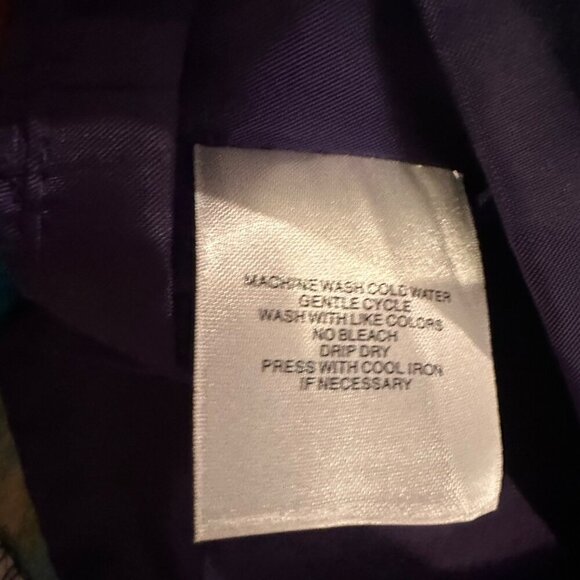 KIM ROGERS Floral Sleeveless A-Line Dress With Cowl Neck & Pleats Multicolor 6P - Picture 5 of 10